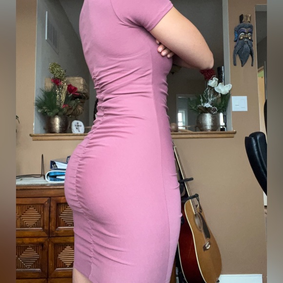 ZARA Mauve body on Dress - Picture 3 of 8